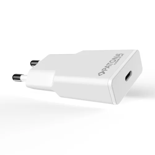 Patona Platinum GaN PD20W Flat Adapter (White)