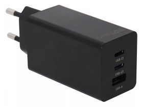   Patona Premium GaN PD65W töltő adapter 2xUSB-C 1xUSB-A 3.0 fekete
