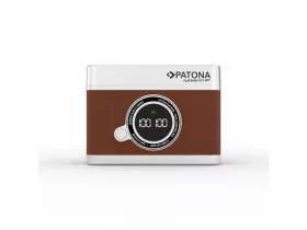   Patona Platinum Retro Dual Charger Case for Panasonic DMW-BLK22 (USB-C)