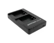 Patona 4165 dupla akkumulátortöltő Ricoh DB-120 akkumulátorhoz, USB-C kábellel