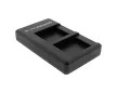 Patona 4165 dupla akkumulátortöltő Ricoh DB-120 akkumulátorhoz, USB-C kábellel