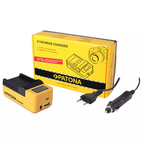 Patona Nikon EN-EL14/EN-EL14A Charger LCD