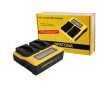 Patona Canon LP-E4 / LP-E19 Dual LCD USB töltő