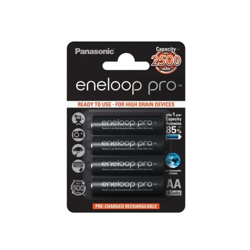 PANASONIC ENELOOP PRO 4 X 2500mAh AA AKKU