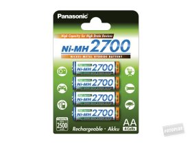 PANASONIC 4 X 2700mAh AA AKKU