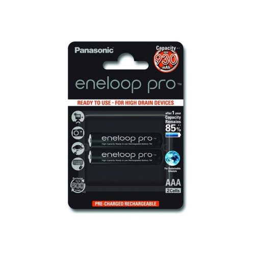 PANASONIC ENELOOP PRO 930MAH 2XAAA AKKU READY TO U