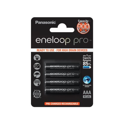 PANASONIC ENELOOP PRO 930MAH 4XAAA AKKU READY TO U