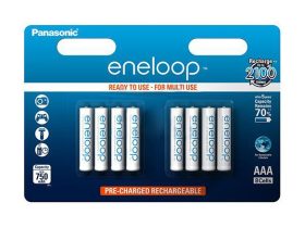 PANASONIC ENELOOP 750MAH 8XAAA AKKU