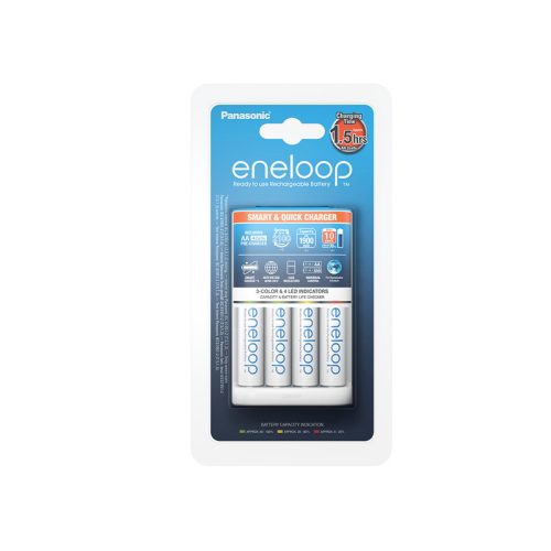 PANASONIC ENELOOP SMART TÖLTŐ + 4DB AA 1900MAH