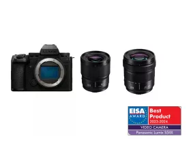   Panasonic Lumix DC-S5 II X váz + S 20-60mm f/3.5-5.6 + S 50mm f1.8 kit - 38.000Ft pénzvisszatérítés, 5 év garanciával