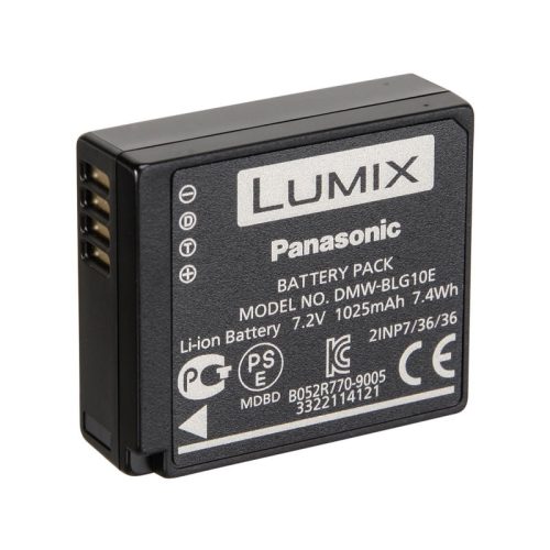 Panasonic DMW-BLG10E, 1025mAh akkumulátor (Lumix G100, GX9, GX80, LX100M2, TZ200, TZ100, TZ90, TZ95, TZ80-hoz)