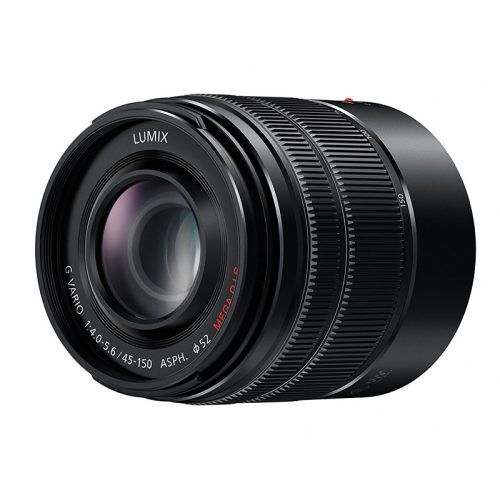 Panasonic Lumix G Vario 45-150mm f/4-5.6 Asph Mega O.I.S. (fekete) (H-FS45150EKA)