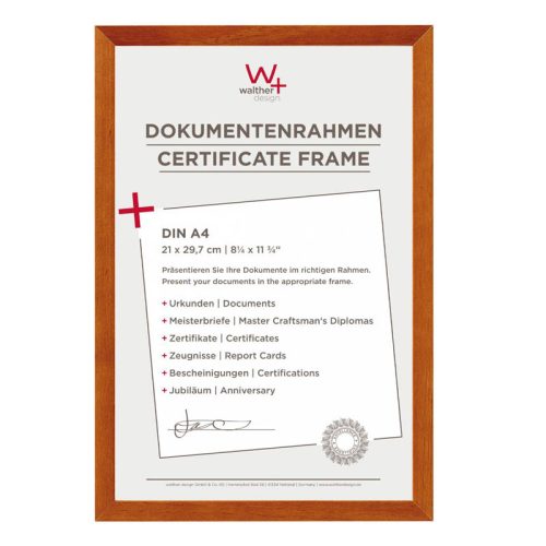 Walther Peppers fa képkeret 21x29,7 bükk