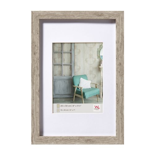 Walther Stockholm wooden frame 13x18 grey