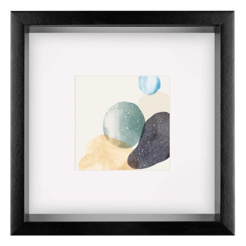 Walther Shape 3D Wooden Picture Frame 25x25cm Black