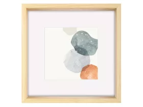 Walther Shape 3D fa képkeret 50x50cm natúr
