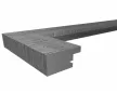 Walther Home szürke 40x40 fa keret