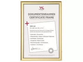   Walther Trendstyle Műanyag Dokumentum keret 21x29,7 arany színű