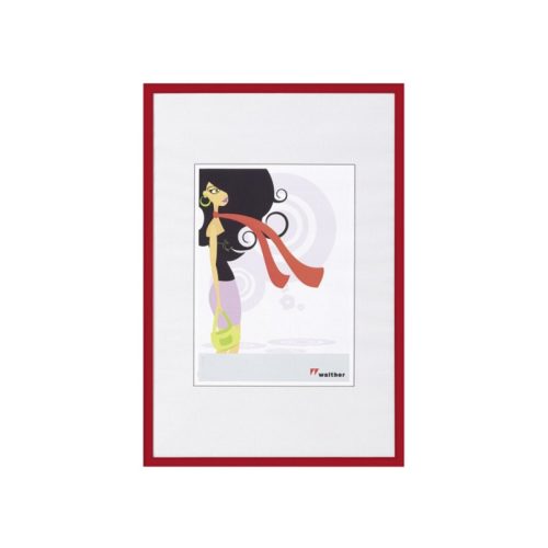 Walther New Lifestyle műanyag képkeret 21x29,7 piros