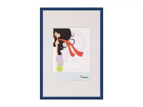 Walther New Lifestyle mûanyag keret 13x18 kék
