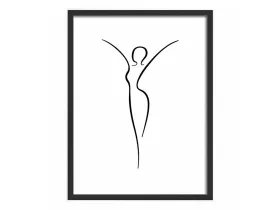 Walther Silhouette 30x40 képkeret fekete