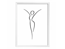 Walther Silhouette 30x40 Fa képkeret fehér