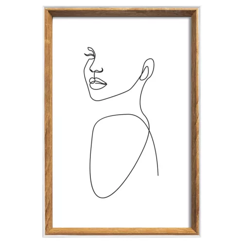 Walther Silhouette 40x50 képkeret natúr