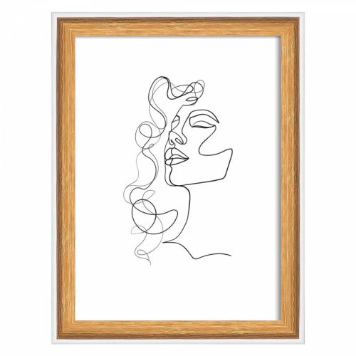 Walther Silhouette 13x18 képkeret natúr