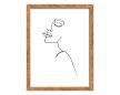 Walther Silhouette 15x20 fa képkeret natúr