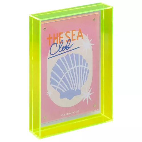 Walther Summertime Neon keret 13x18 cm sárga