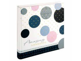 Walther Amazing 50lap/30x30cm beragasztós fotóalbum kék