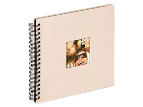 Walther Fun 26x25 spirálalbum homok