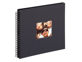 Walther Fun Spirál Fotóalbum 50 fekete oldal, feket