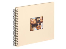 Walther Fun Spirál Fotóalbum 50 fekete oldal, krém