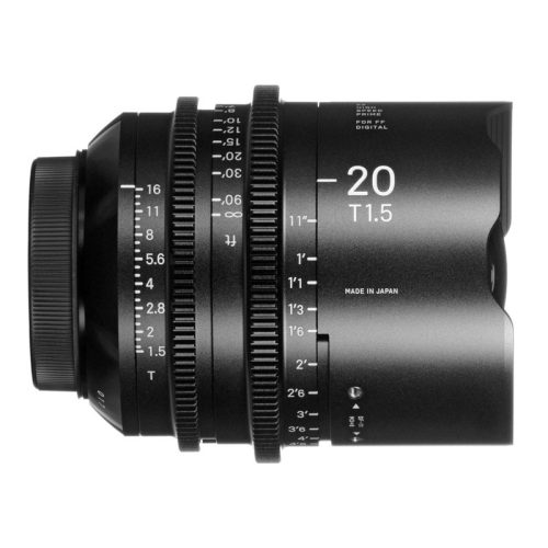 Sigma 20mm T1.5 FF High Speed Prime Cine Objektív - Canon EF