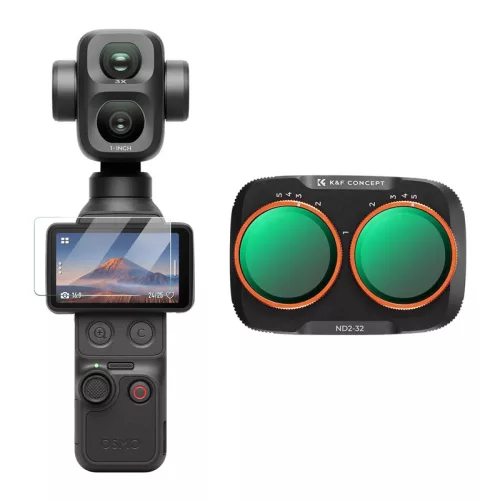 K&F Concept változtatható ND2–32 szűrő DJI Osmo Pocket 4P kamerához