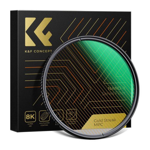 K&F Concept 77mm Gold Streak szűrő