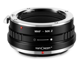 K&F Concept Minolta/Sony A adapter - Nikon Z vázakra