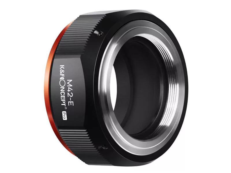 K&F Concept Adattatore M42 Per Canon EOS – Anello In Rame E Alluminio, Messa A Fuoco Infinita, Per Obiettivi Vintage M42