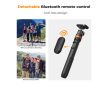 K&F Concept MS04 Tripod/Selfie stick for phone + GoPro adapter (black)