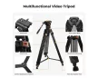 K&F Concept VA3+BV10 Twin Leg videó állvány