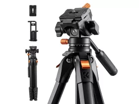 K&F Concept A305A1 alumínium állvány FH-04 fluidfejjel
