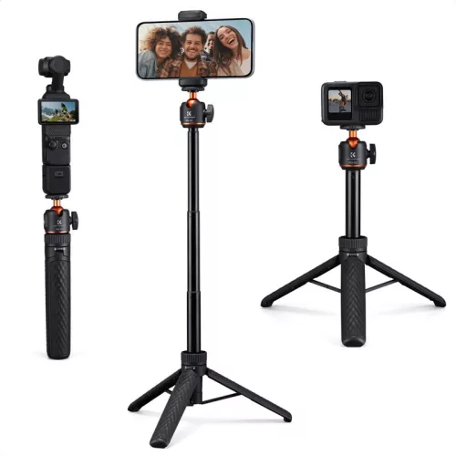 K&F Concept 65 cm-es asztali állvány és szelfibot gömbfejjel