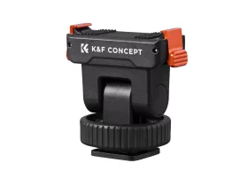   K&F Concept Plastic Cold Shoe Adapter with Magnetic Quick Mount for DJI Osmo Action 6 and Osmo Nano