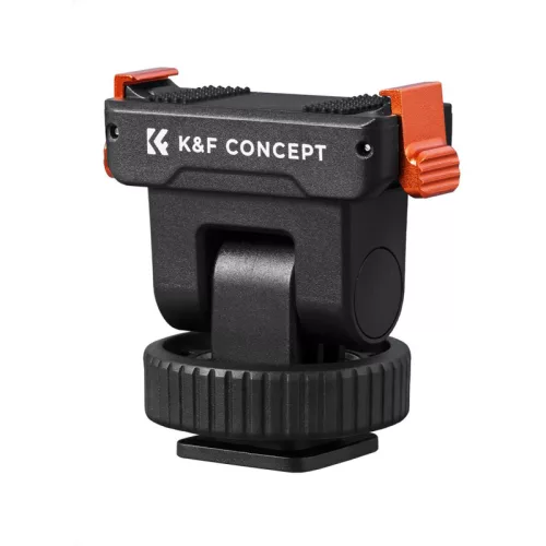 K&F Concept Plastic Cold Shoe Adapter with Magnetic Quick Mount for DJI Osmo Action 6 and Osmo Nano
