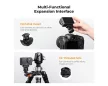 K&F Concept Plastic Cold Shoe Adapter with Magnetic Quick Mount for DJI Osmo Action 6 and Osmo Nano