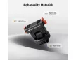 K&F Concept Plastic Cold Shoe Adapter with Magnetic Quick Mount for DJI Osmo Action 6 and Osmo Nano