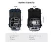 K&F Concept 20L Urban Wander 02 hátizsák (fekete)