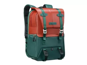   K&F Concept Beta Backpack 20L V8 zöld-narancs fotós hátizsák