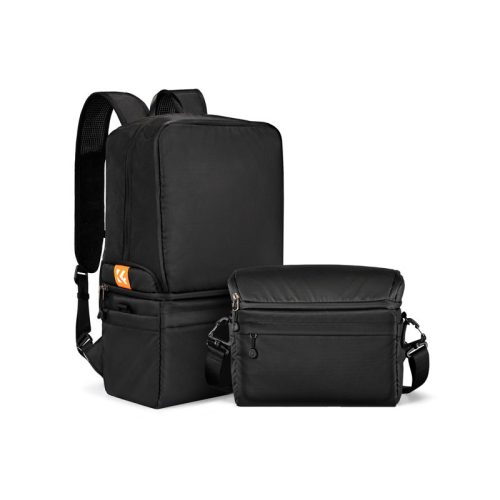 K&F Concept Collapsible Backpack 22L fekete hátizsák
